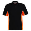 black/orange/white
