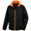 black/orange