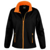 black/orange