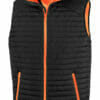 black/orange