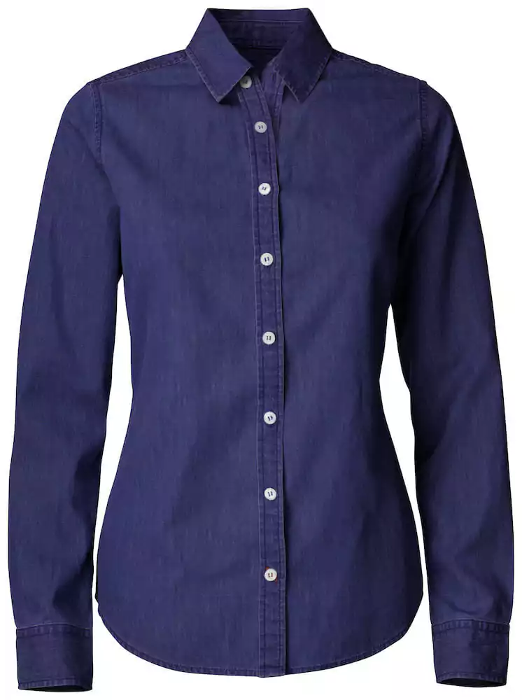 Ellensburg Denim shirt Ladies Brosch Textil