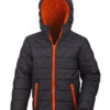 black/orange